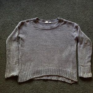 gray super soft gap sweater.